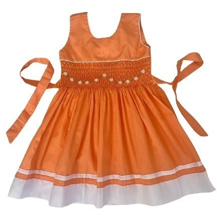 Smockysoft Orange Sleeveless