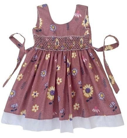 Smockysoft Pink Floral Print