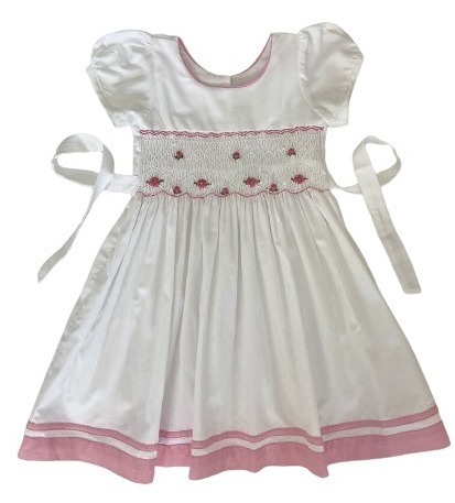 Smockysoft White Puff Sleeves